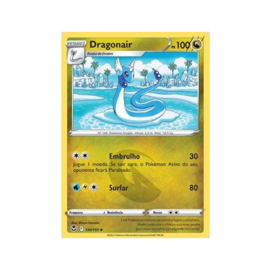 Dragonair 130/195 in Portuguese Silver Tempest Pokémon TCG