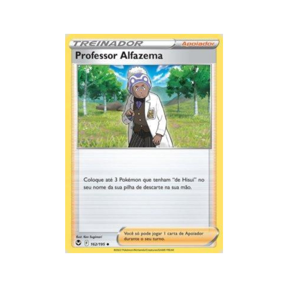 Professor Laventon 162/195 in Portuguese Silver Tempest Pokémon TCG