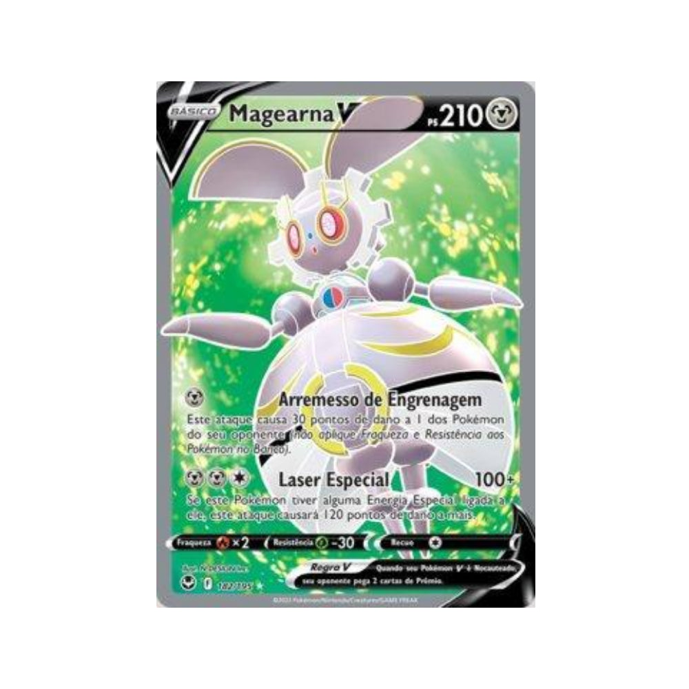 Magearna-V 182/195 in Portuguese Silver Tempest Pokémon TCG