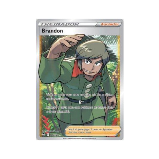 Brandon 188/195 in Portuguese Silver Tempest Pokémon TCG