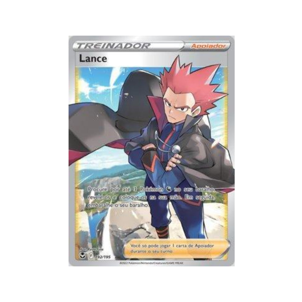 Lance 192/195 in Portuguese Silver Tempest Pokémon TCG