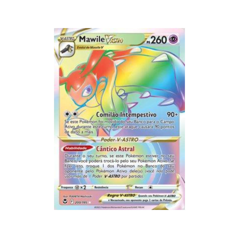 Mawile-VSTAR 200/195 in Portuguese Silver Tempest Pokémon TCG