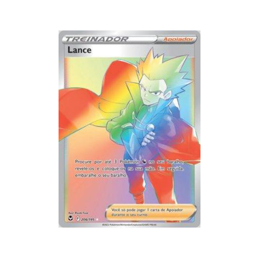 Lance 206/195 in Portuguese Silver Tempest Pokémon TCG