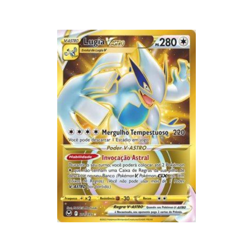 Lugia-VSTAR 211/195 in Portuguese Silver Tempest Pokémon TCG