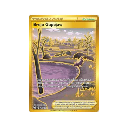 Gapejaw Bog 213/195 in Portuguese Silver Tempest Pokémon TCG