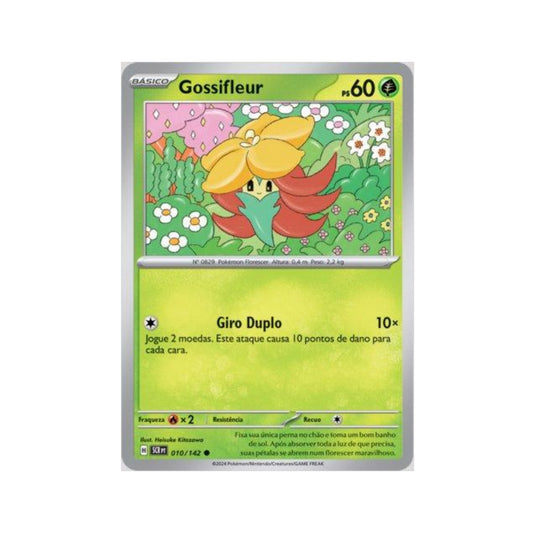 Gossifleur 010/142 in Portuguese Stellar Crown Pokémon TCG