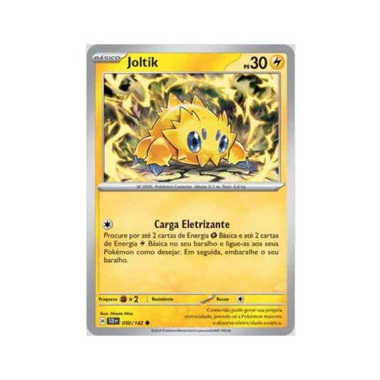 Joltik 050/142 in Portuguese Stellar Crown Pokémon TCG