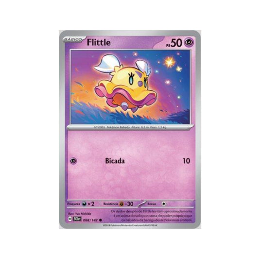 Flittle 068/142 in Portuguese Stellar Crown Pokémon TCG