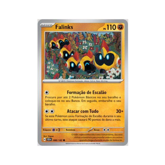 Falinks 088/142 in Portuguese Stellar Crown Pokémon TCG