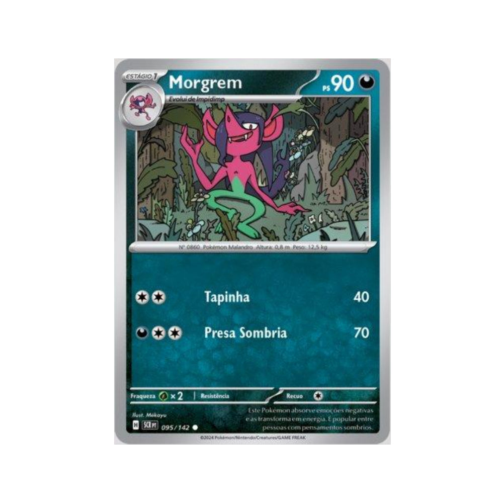 Morgrem 095/142 in Portuguese Stellar Crown Pokémon TCG