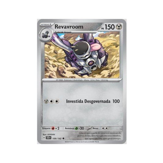 Revavroom 109/142 in Portuguese Stellar Crown Pokémon TCG