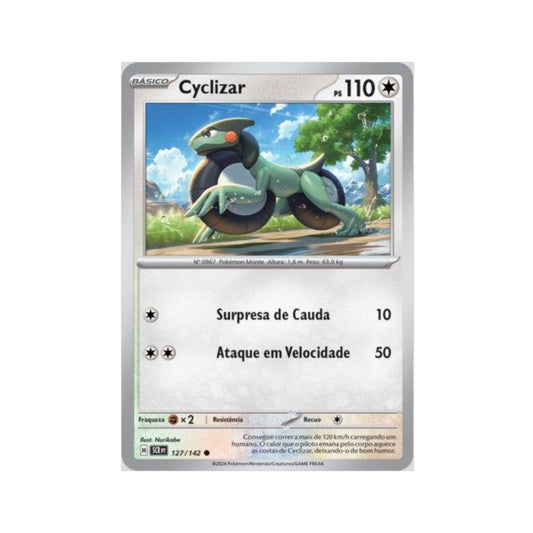 Cyclizar 127/142 in Portuguese Stellar Crown Pokémon TCG