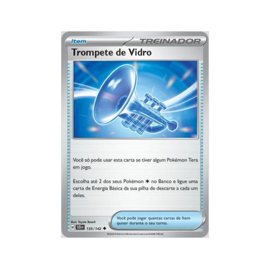 Glass Trumpet 135/142 in Portuguese Stellar Crown Pokémon TCG