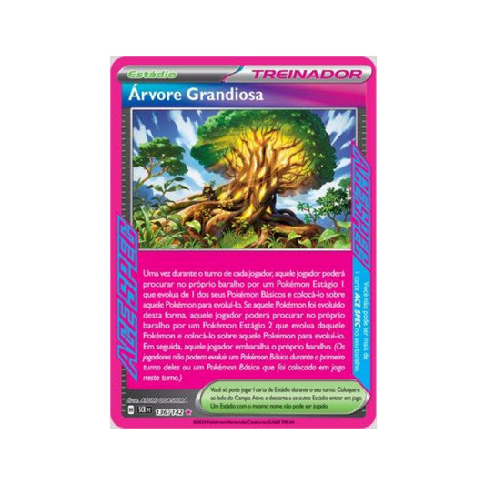 Grand Tree 136/142 in Portuguese Stellar Crown Pokémon TCG