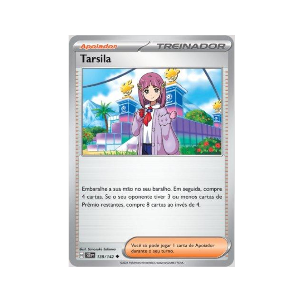 Lacey 139/142 in Portuguese Stellar Crown Pokémon TCG