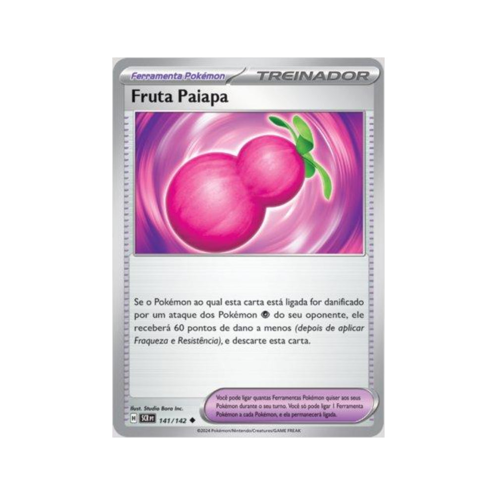 Payapa Berry 141/142 in Portuguese Stellar Crown Pokémon TCG