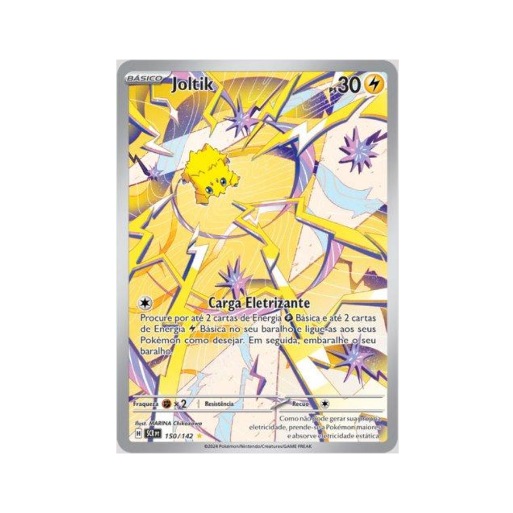 Joltik 150/142 in Portuguese Stellar Crown Pokémon TCG