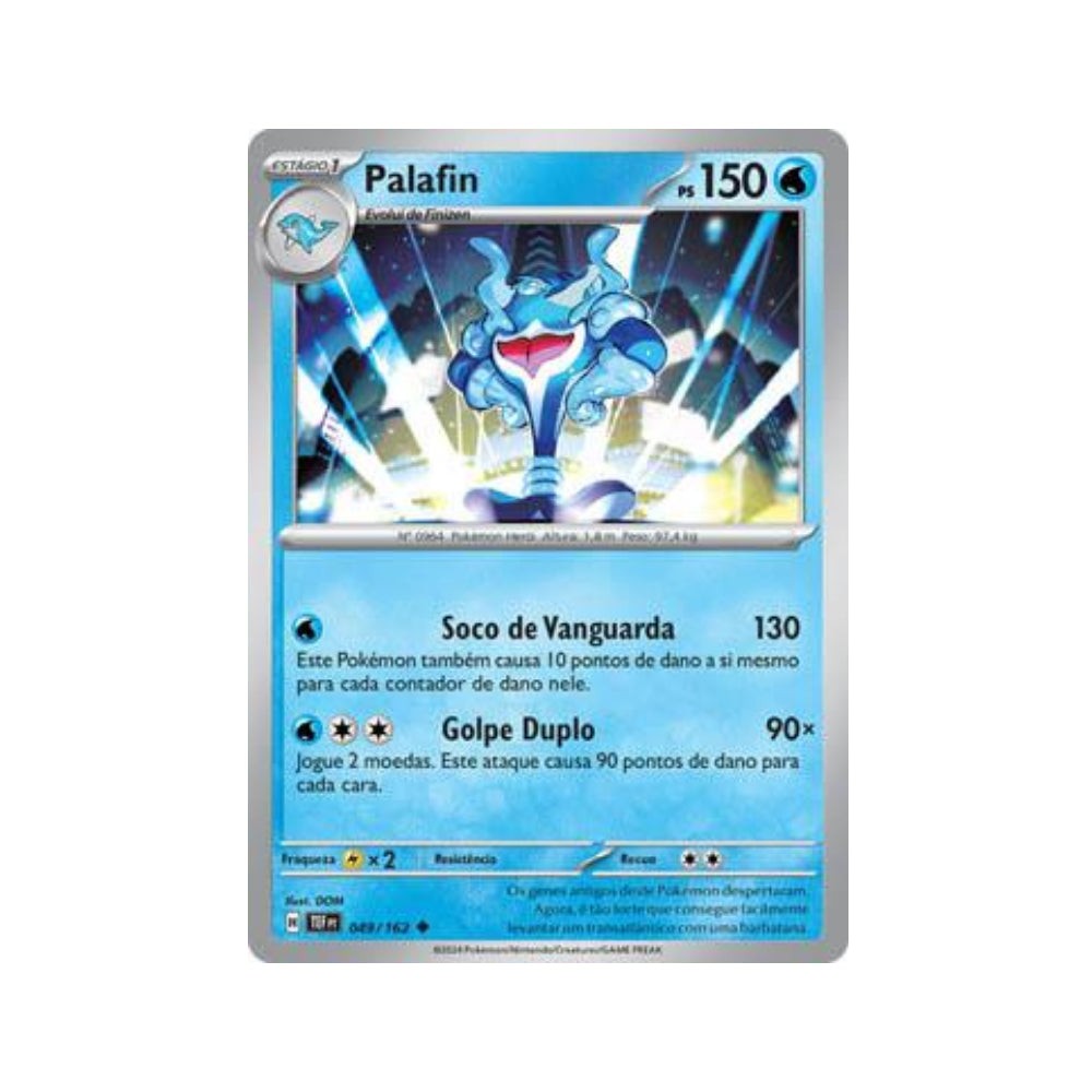 Palafin 049/162 in Portuguese Temporal Forces Pokémon TCG