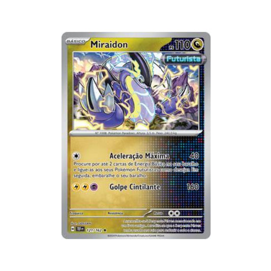 Miraidon 121/162 in Portuguese Temporal Forces Pokémon TCG