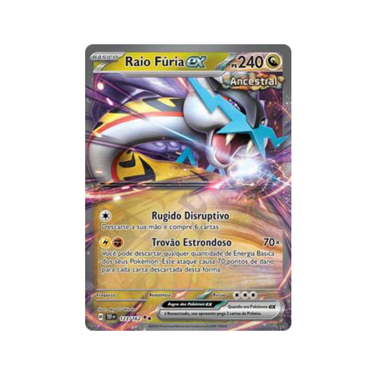 Raging Bolt ex 123/162 in Portuguese Temporal Forces Pokémon TCG