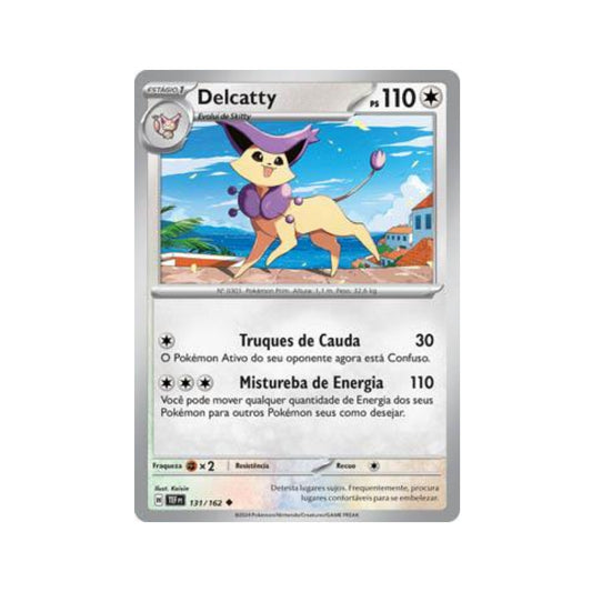 Delcatty 131/162 in Portuguese Temporal Forces Pokémon TCG