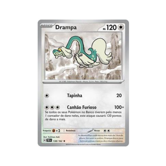 Drampa 138/162 in Portuguese Temporal Forces Pokémon TCG