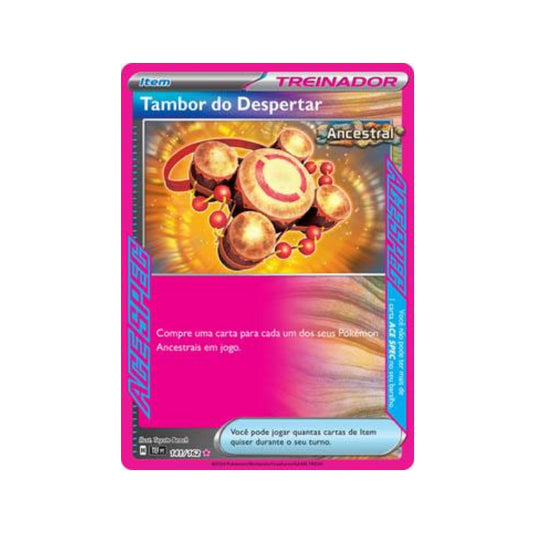 Awakening Drum 141/162 in Portuguese Temporal Forces Pokémon TCG