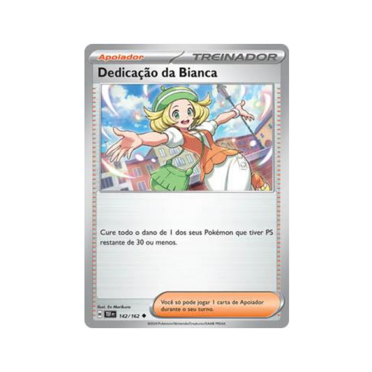 Bianca's Devotion 142/162 in Portuguese Temporal Forces Pokémon TCG