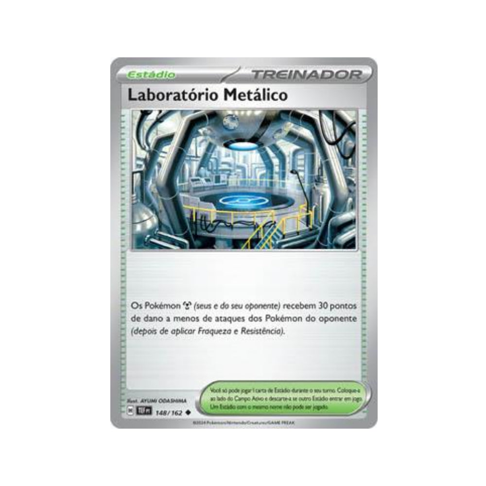 Full Metal Lab 148/162 in Portuguese Temporal Forces Pokémon TCG