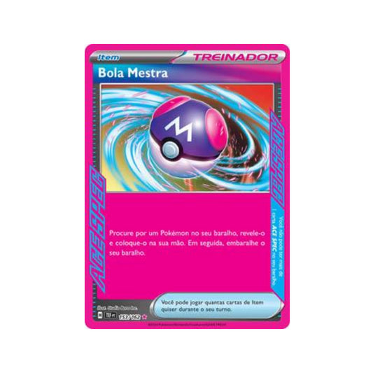 Master Ball 153/162 in Portuguese Temporal Forces Pokémon TCG