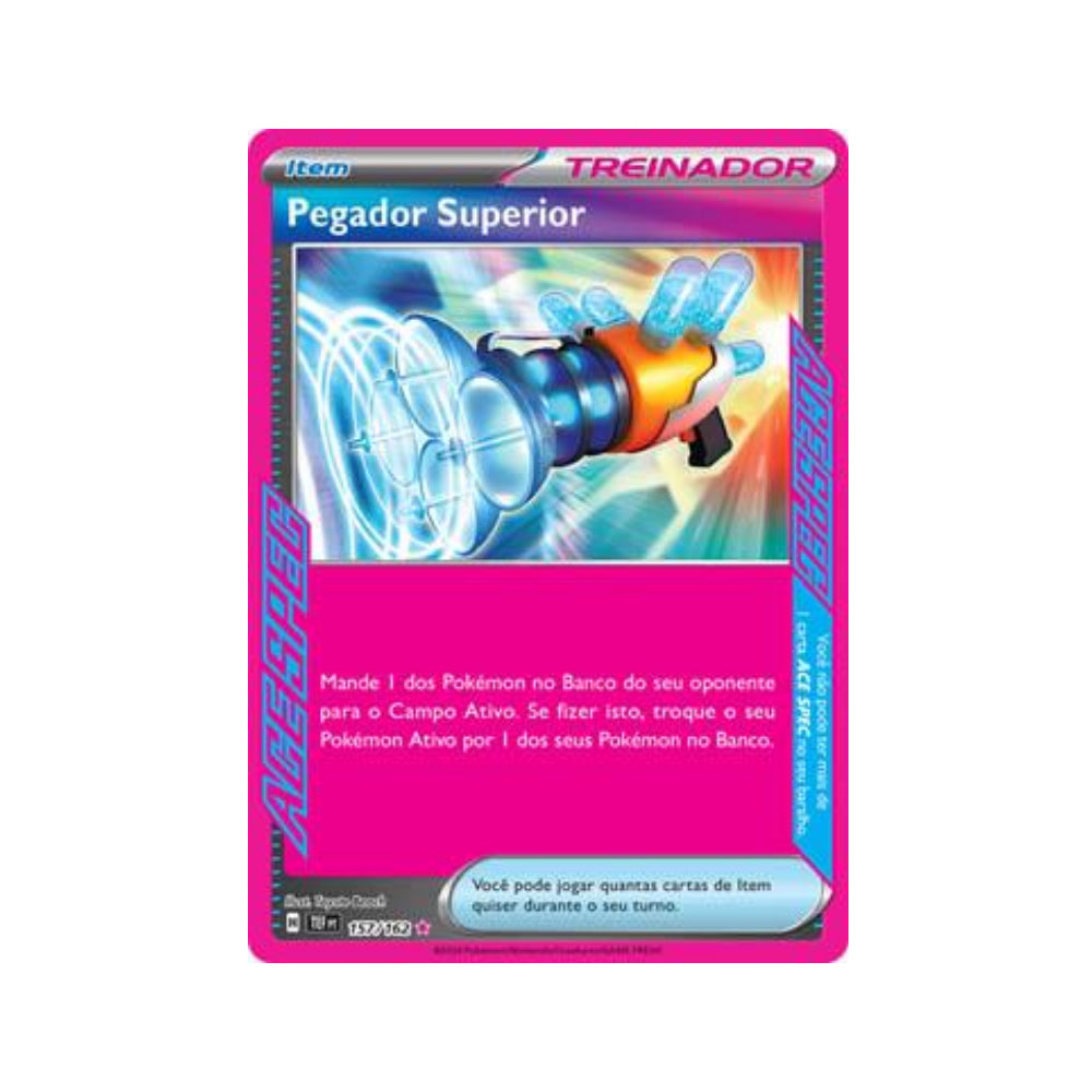 Prime Catcher 157/162 in Portuguese Temporal Forces Pokémon TCG