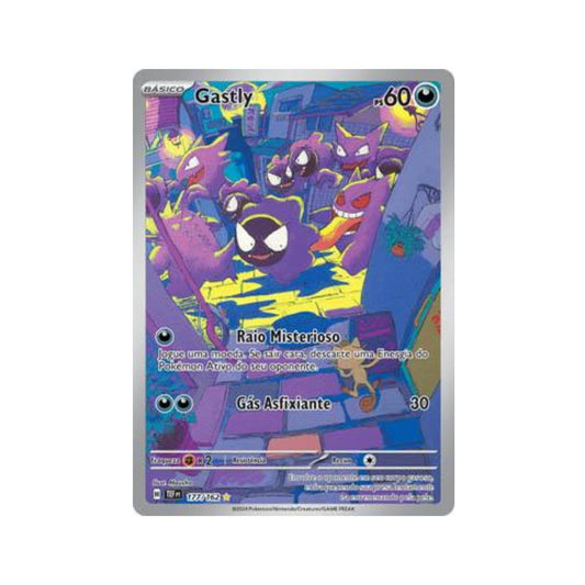 Gastly 177/162 in Portuguese Temporal Forces Pokémon TCG