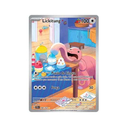 Lickitung 180/162 in Portuguese Temporal Forces Pokémon TCG