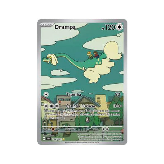 Drampa 184/162 in Portuguese Temporal Forces Pokémon TCG