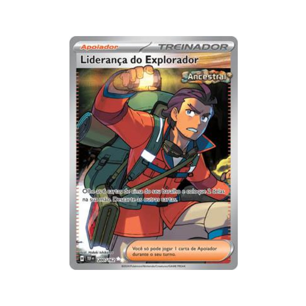 Explorer's Guidance 200/162 in Portuguese Temporal Forces Pokémon TCG