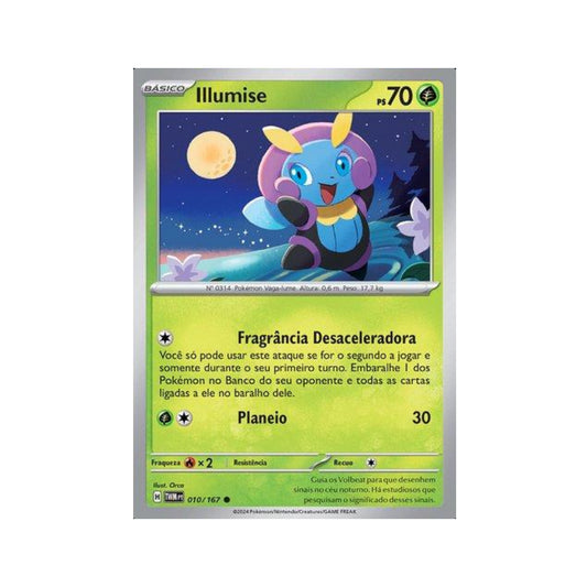 Illumise 010/167 in Portuguese Twilight Masquerade Pokémon TCG