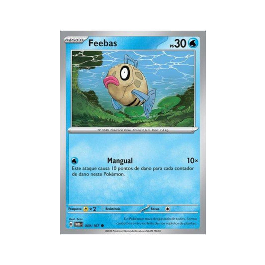 Feebas 049/167 in Portuguese Twilight Masquerade Pokémon TCG