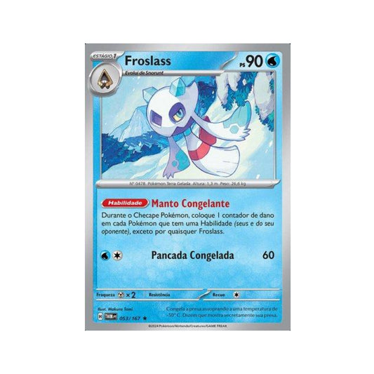 Froslass 053/167 in Portuguese Twilight Masquerade Pokémon TCG