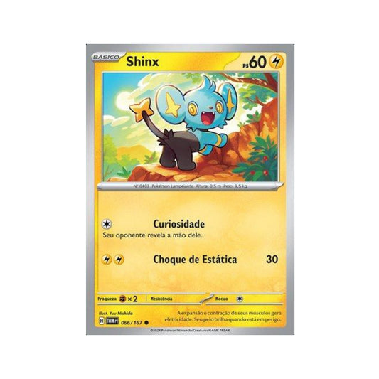 Shinx 066/167 in Portuguese Twilight Masquerade Pokémon TCG