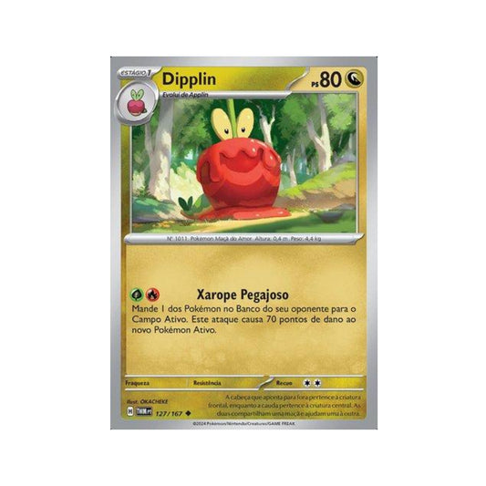 Dipplin 127/167 in Portuguese Twilight Masquerade Pokémon TCG