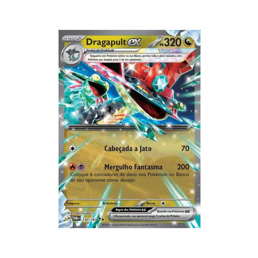 Dragapult ex 130/167 in Portuguese Twilight Masquerade Pokémon TCG