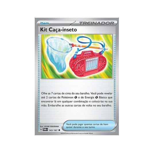 Bug Catching Set 143/167 in Portuguese Twilight Masquerade Pokémon TCG