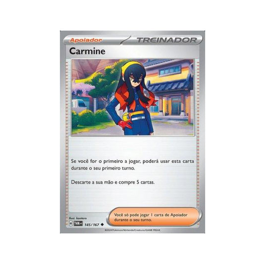 Carmine 145/167 in Portuguese Twilight Masquerade Pokémon TCG