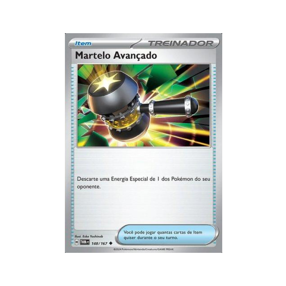 Enhanced Hammer 148/167 in Portuguese Twilight Masquerade Pokémon TCG