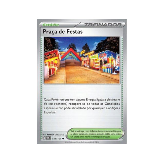 Festival Grounds 149/167 in Portuguese Twilight Masquerade Pokémon TCG