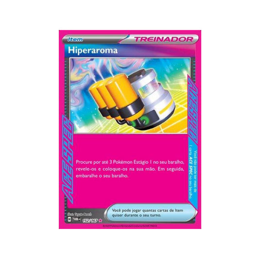 Hyper Aroma 152/167 in Portuguese Twilight Masquerade Pokémon TCG