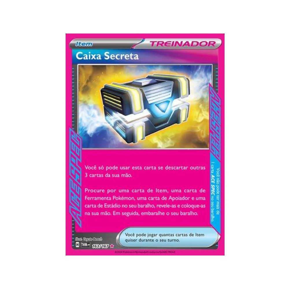 Secret Box 163/167 in Portuguese Twilight Masquerade Pokémon TCG