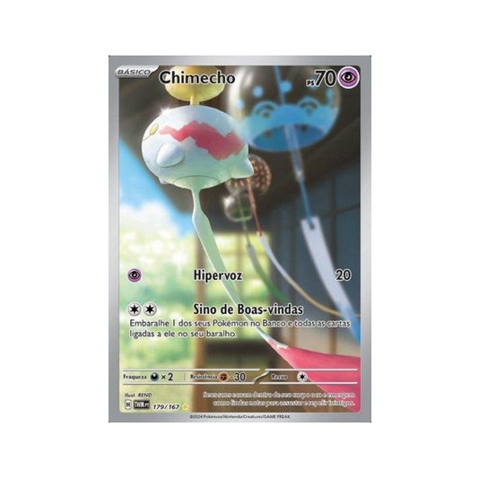 Chimecho 179/167 in Portuguese Twilight Masquerade Pokémon TCG