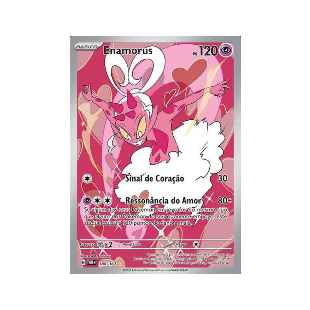 Enamorus 180/167 in Portuguese Twilight Masquerade Pokémon TCG