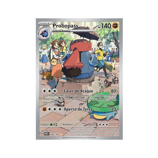 Probopass 182/167 in Portuguese Twilight Masquerade Pokémon TCG